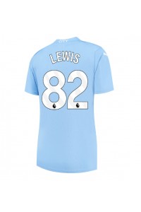 Fotbalové Dres Manchester City Rico Lewis #82 Dámské Domácí Oblečení 2023-24 Krátký Rukáv